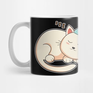 Cat at Sleeping with Nightcap Mug